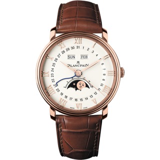 Blancpain Watch Replica Villeret Moon Phases Red Gold 6654-3642-55B